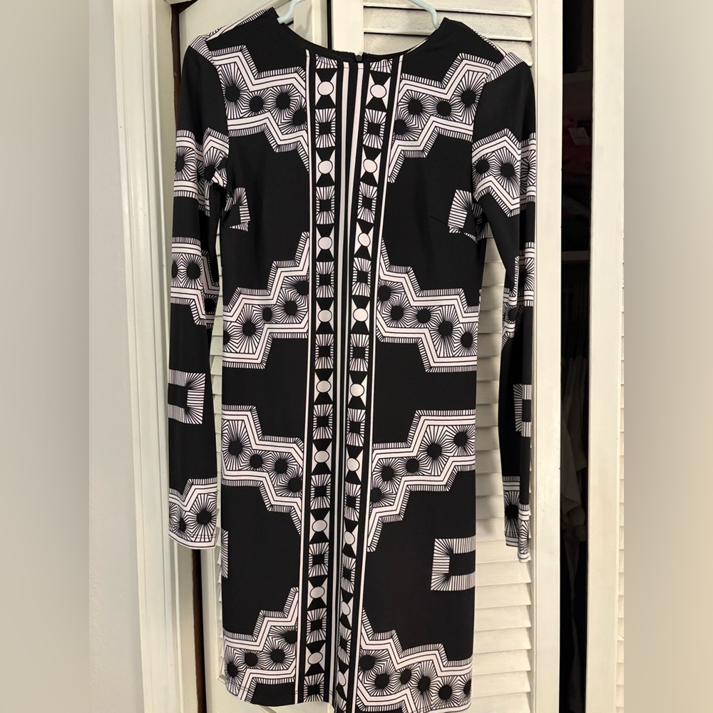 Julie Brown Black and White Dress Size S